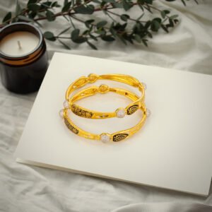 antique gold kangan design