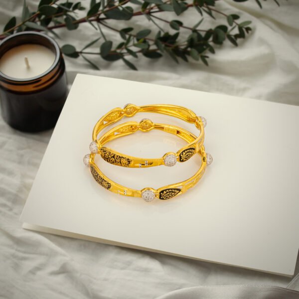 antique gold kangan design