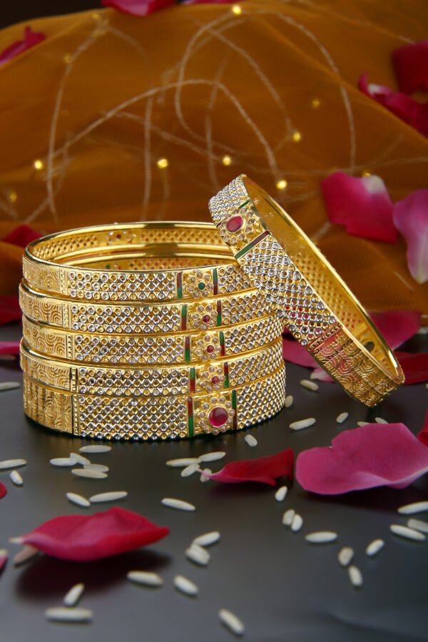 bridal gold kangan design