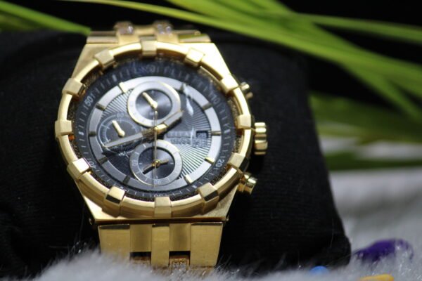gents watch titan gold