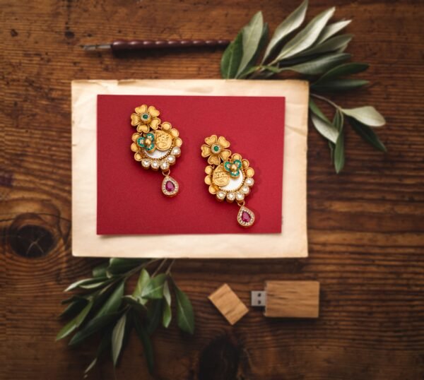 gold earrings for girls bali