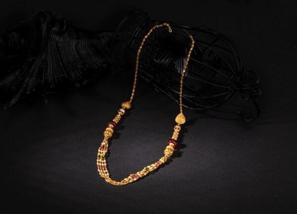 gold mala necklace