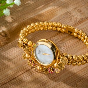 ladies gold bracelet watch