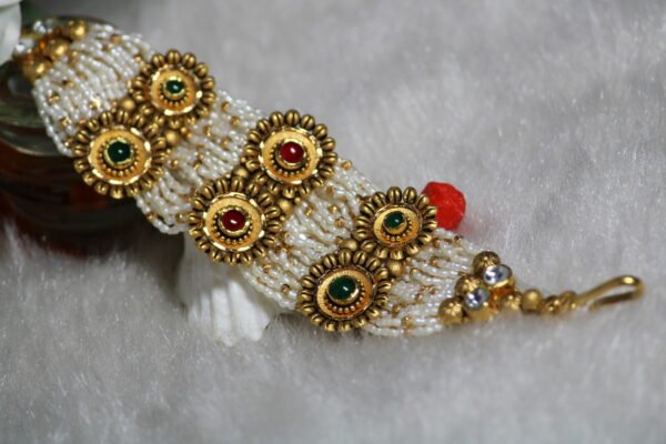 long gold necklace antique