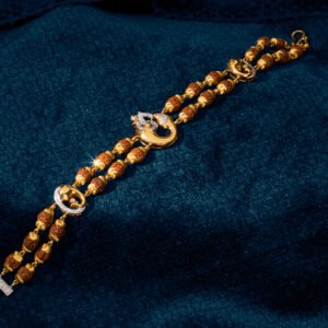 mala style bracelet with rudraksha
