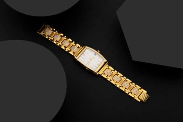 men gold watch