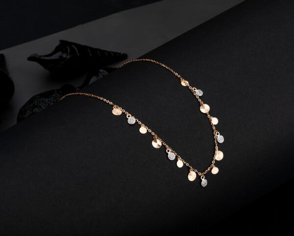 rose gold necklace style