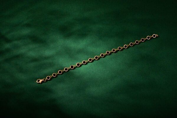 rudraksh golden bracelet