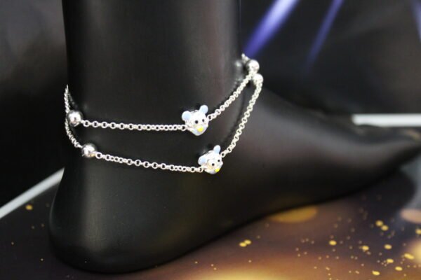 silver ka payal