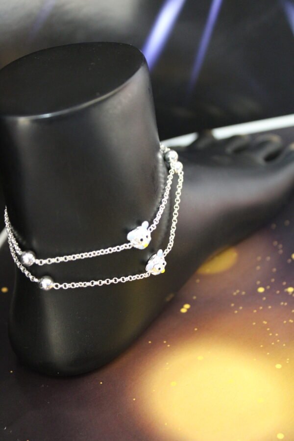 silver payal for females