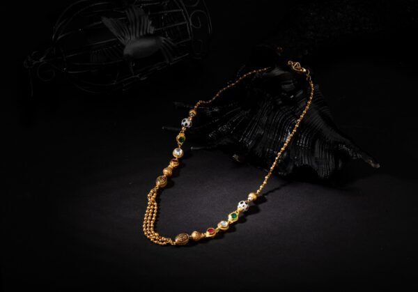 simple gold necklace for women