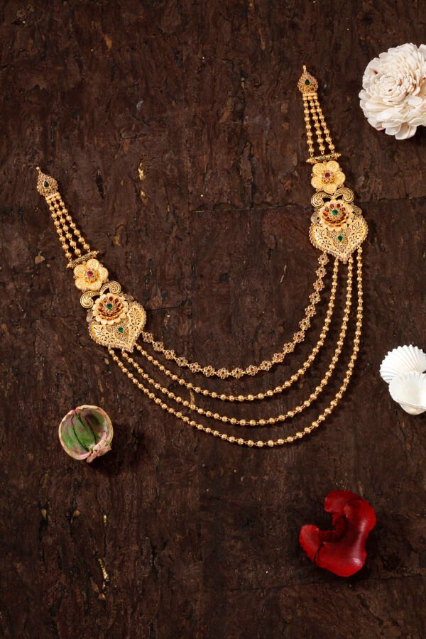 unique gold necklace for ladies