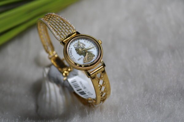 victoria empress golden watch for women