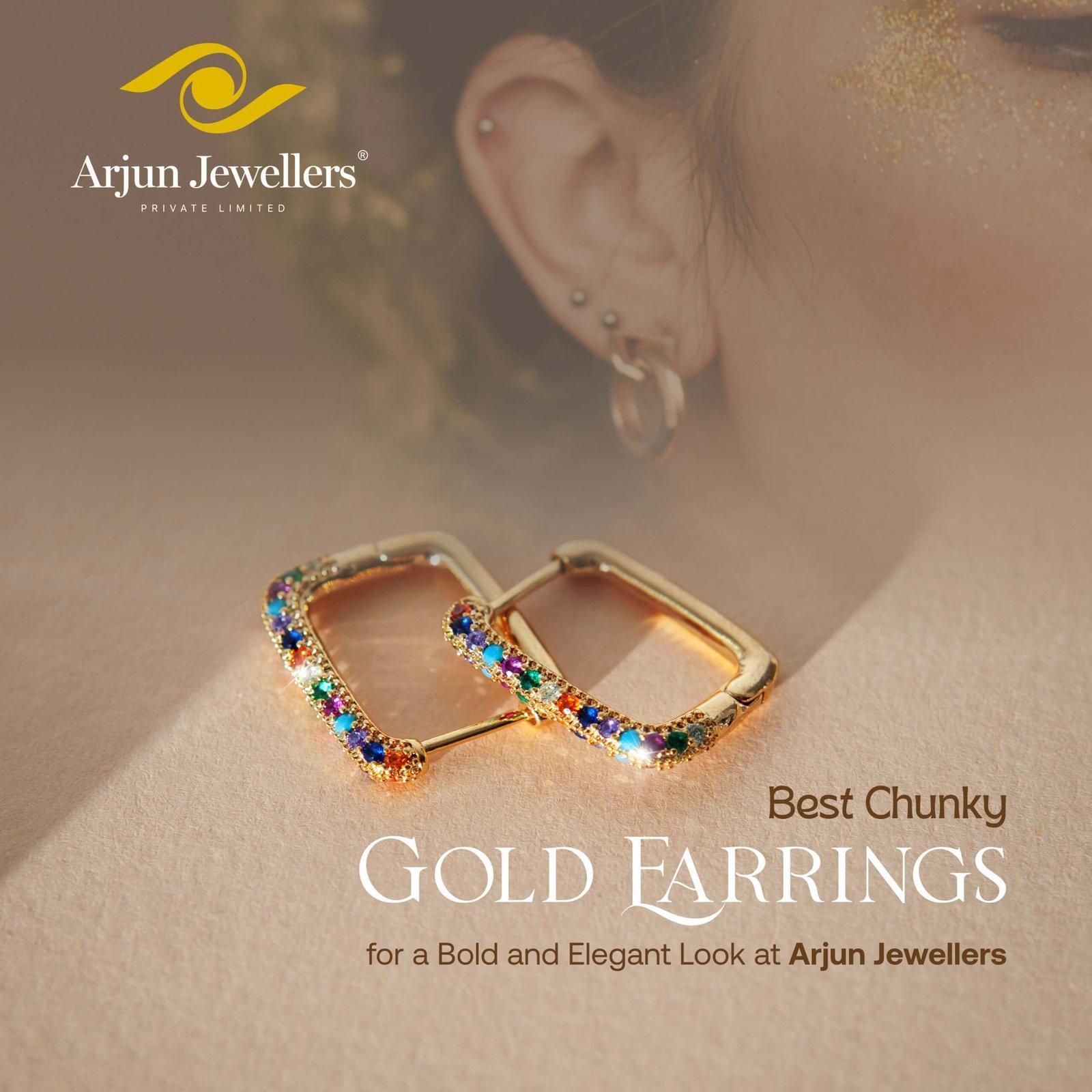 Chunky Gold Earrings