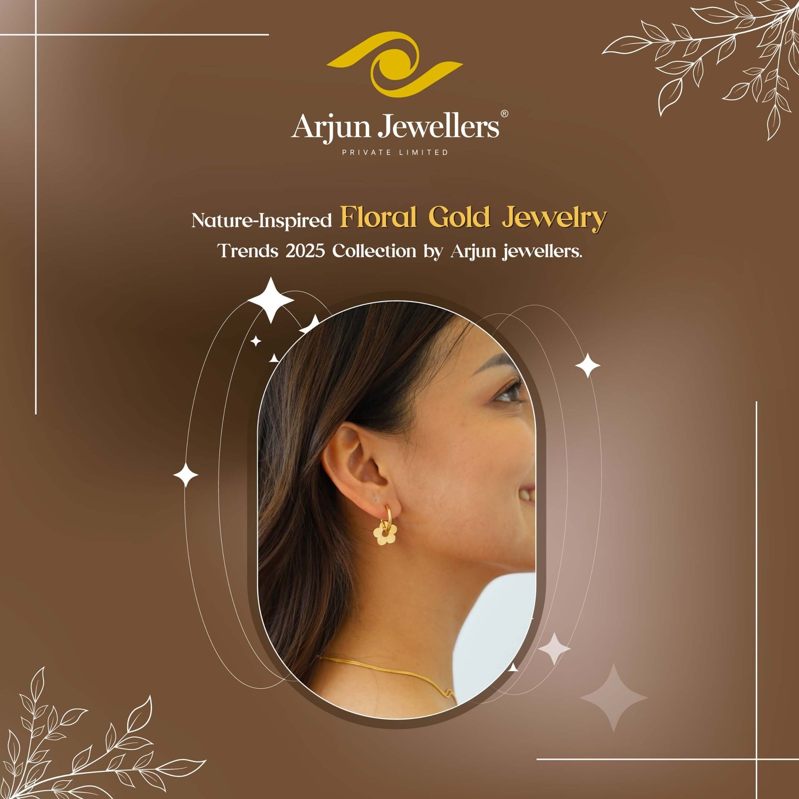 Floral Gold Jewelry Trends 2025