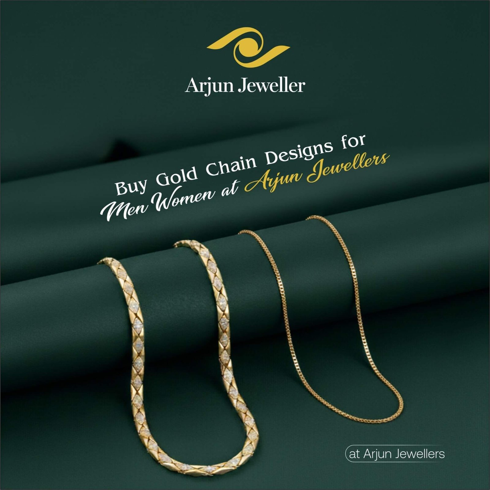 Buy Gold Chain Designs for Men & Women at Arjun Jewellers | Arjun ...