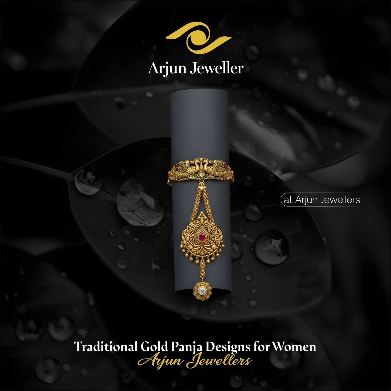 Traditional gold panja