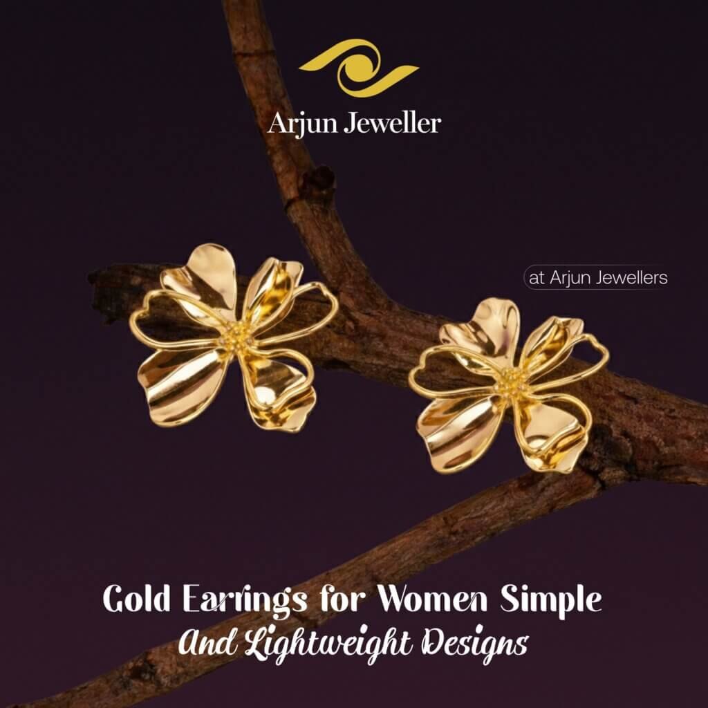 Lightweight Gold Earrings