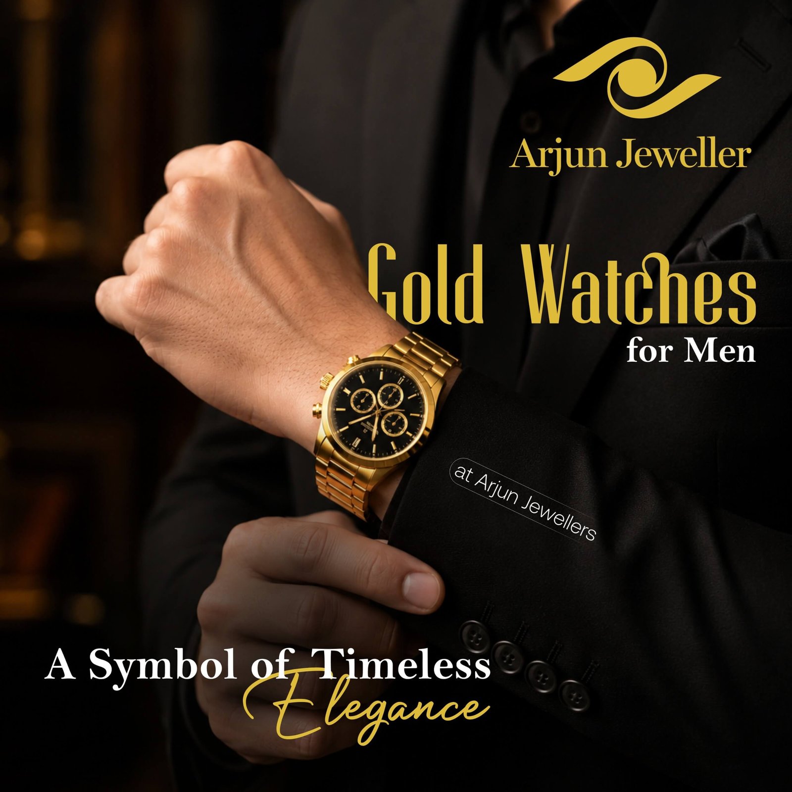 gold men watches