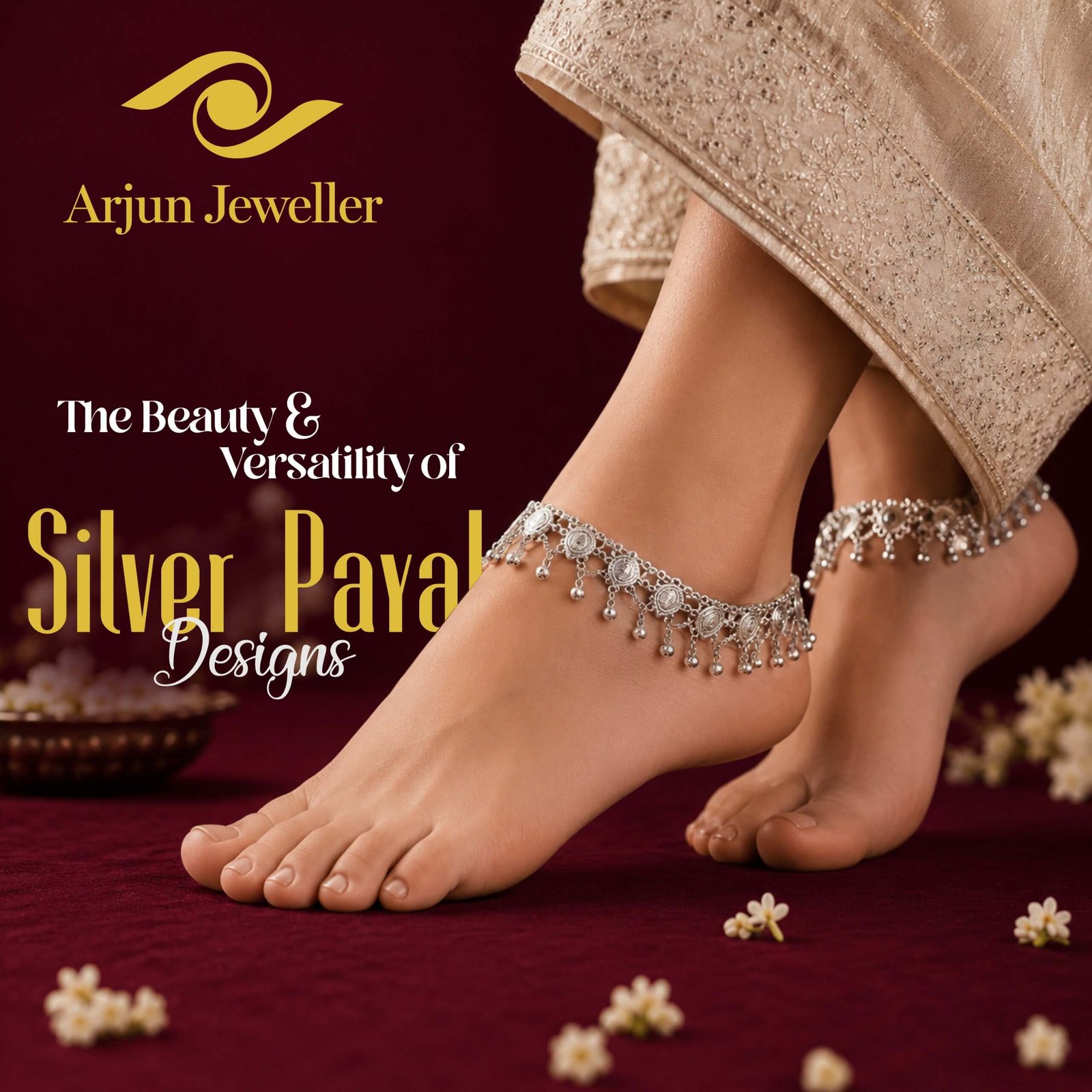 silver payal