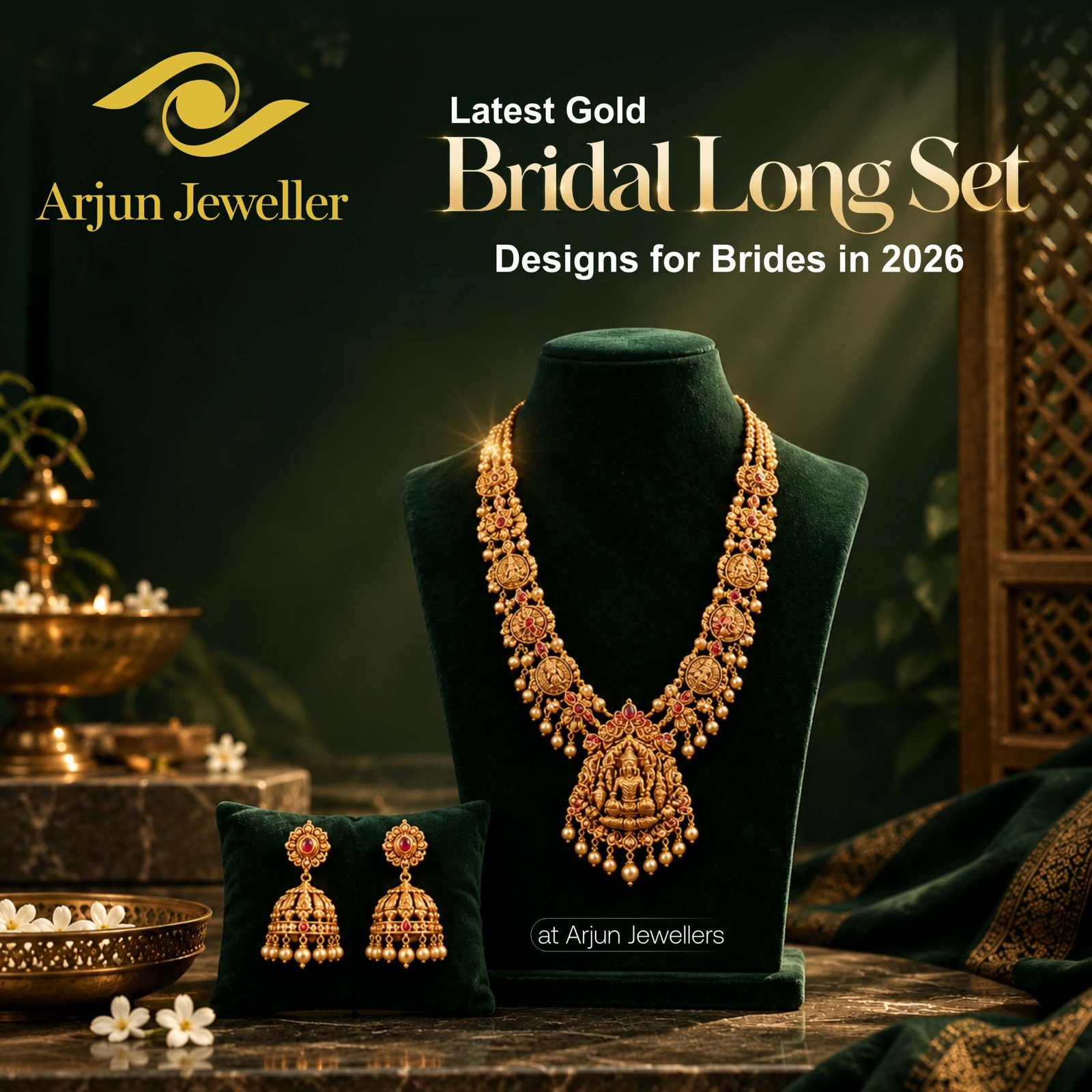 latest bridal gold set